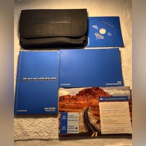 2018 Honda Accord Sedan Owners Manual With Case